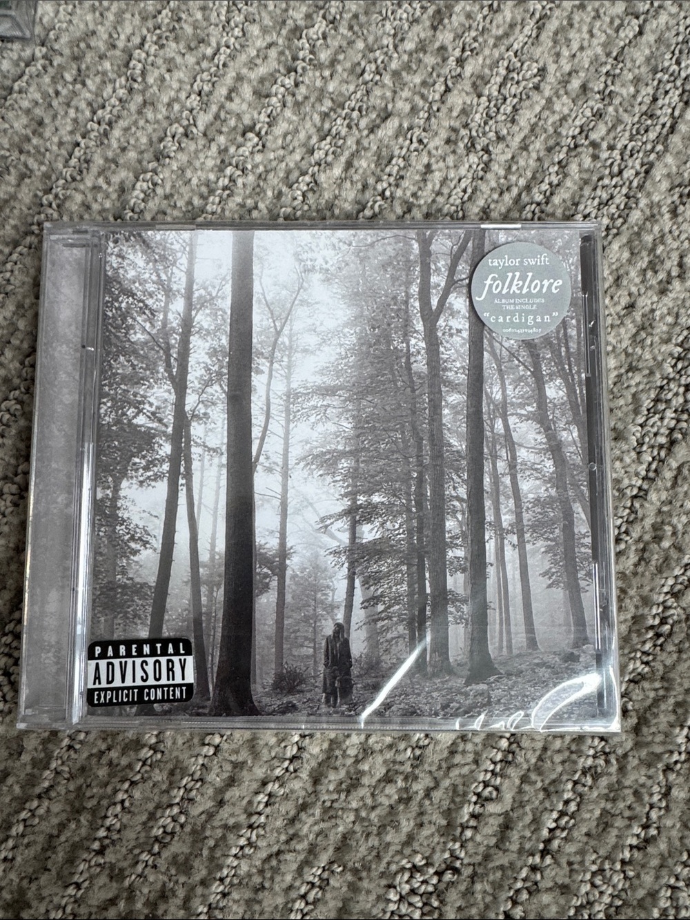 Taylor Swift Folklore CD - Black & White Cover, SEALED